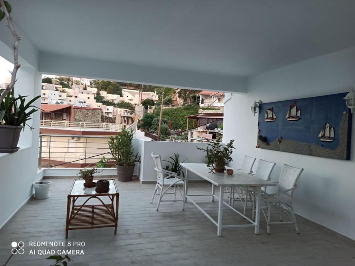 Popis Sea View Apartments Agia Pelagia Eksteriør bilde