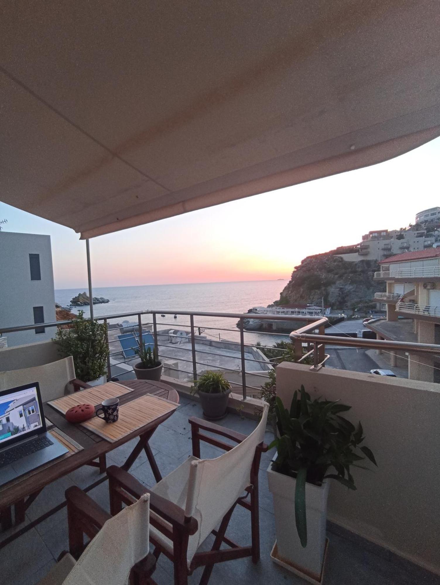 Popis Sea View Apartments Agia Pelagia Eksteriør bilde