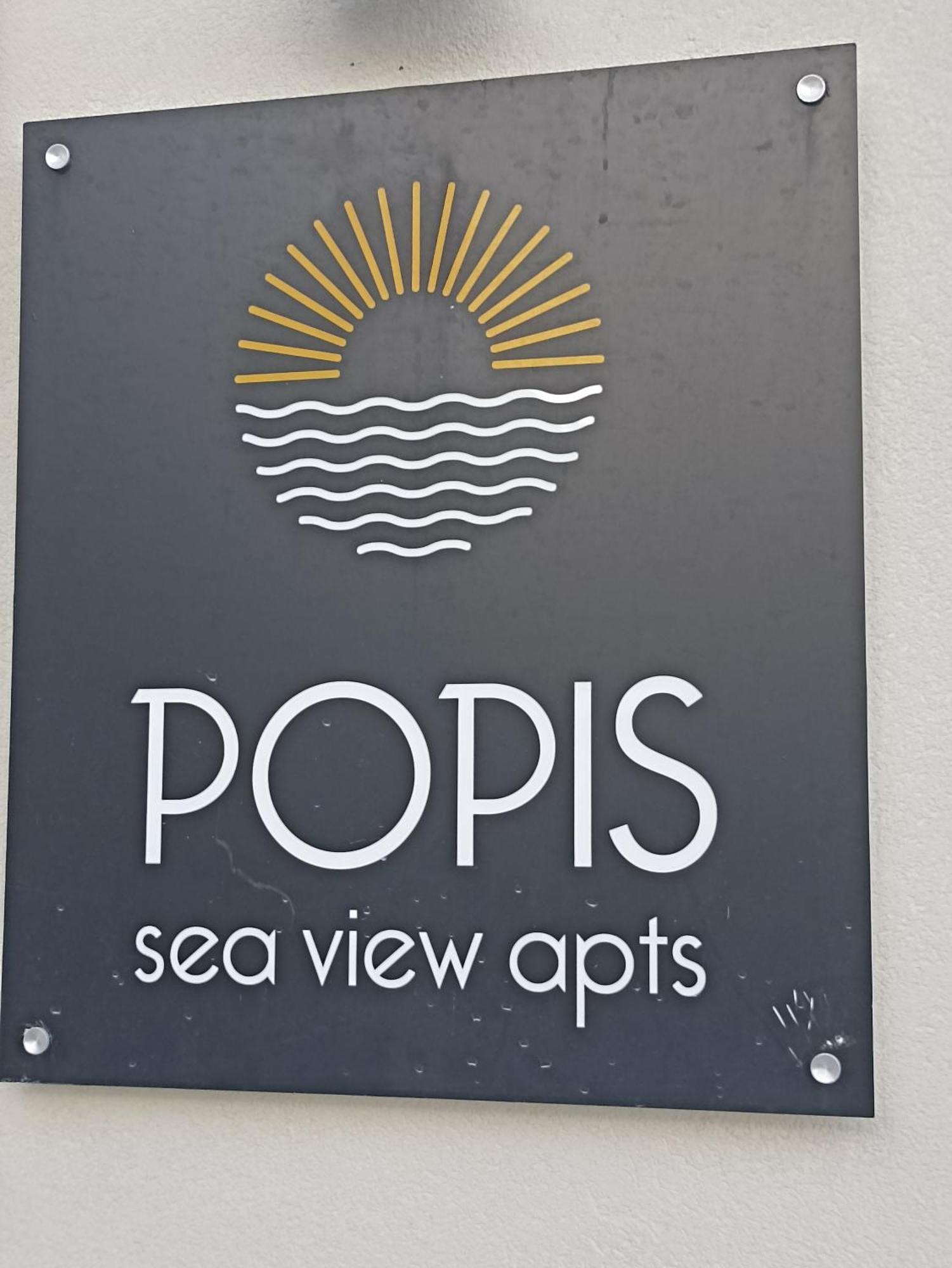 Popis Sea View Apartments Agia Pelagia Eksteriør bilde