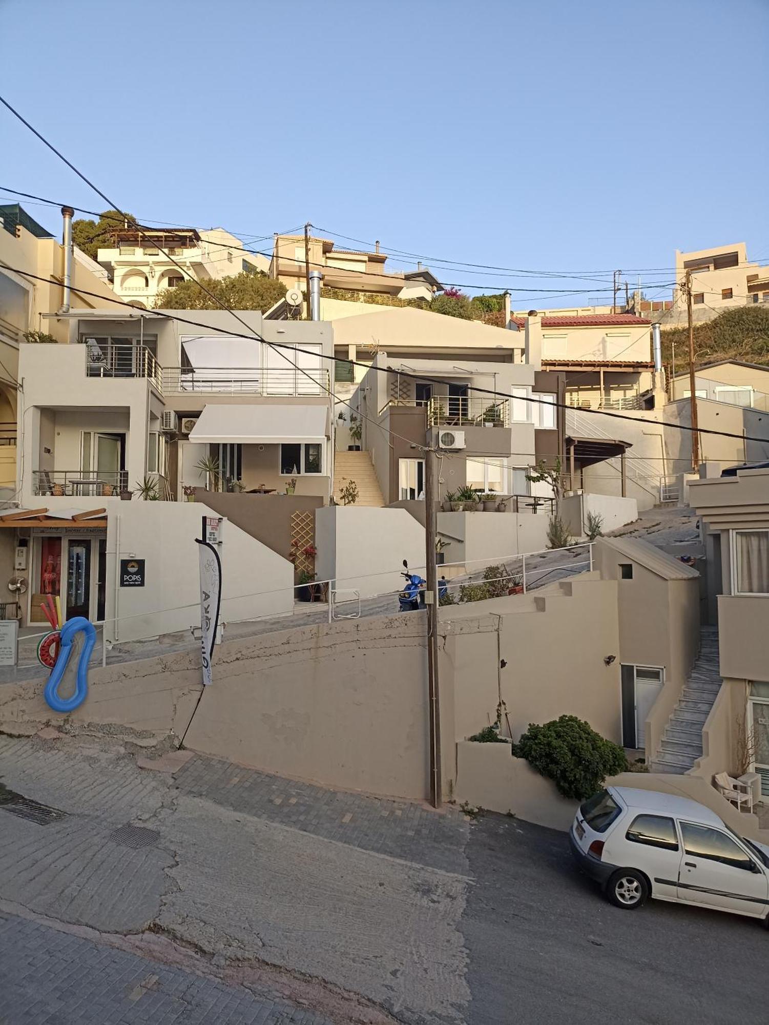 Popis Sea View Apartments Agia Pelagia Eksteriør bilde