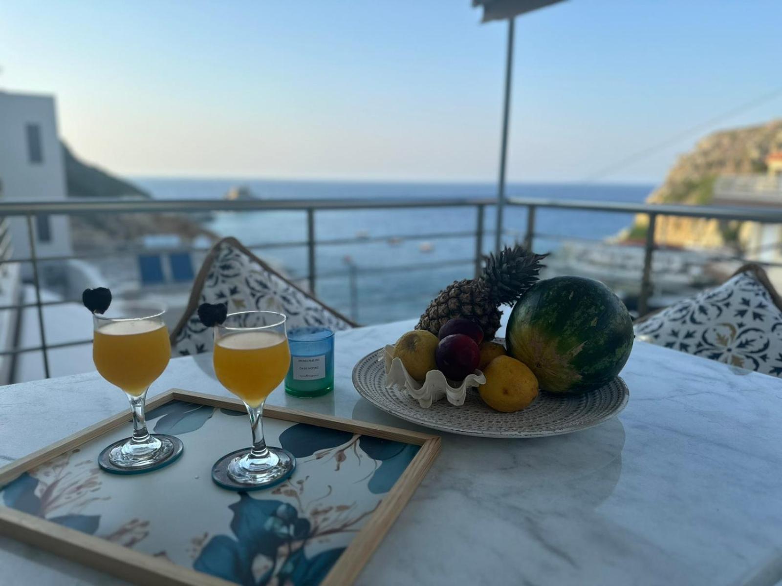 Popis Sea View Apartments Agia Pelagia Eksteriør bilde