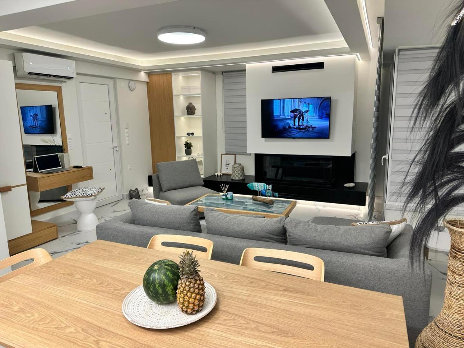 Popis Sea View Apartments Agia Pelagia Eksteriør bilde