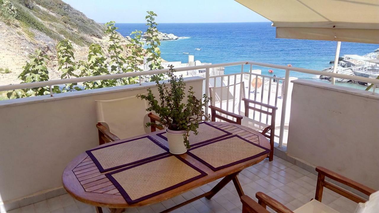 Popis Sea View Apartments Agia Pelagia Eksteriør bilde